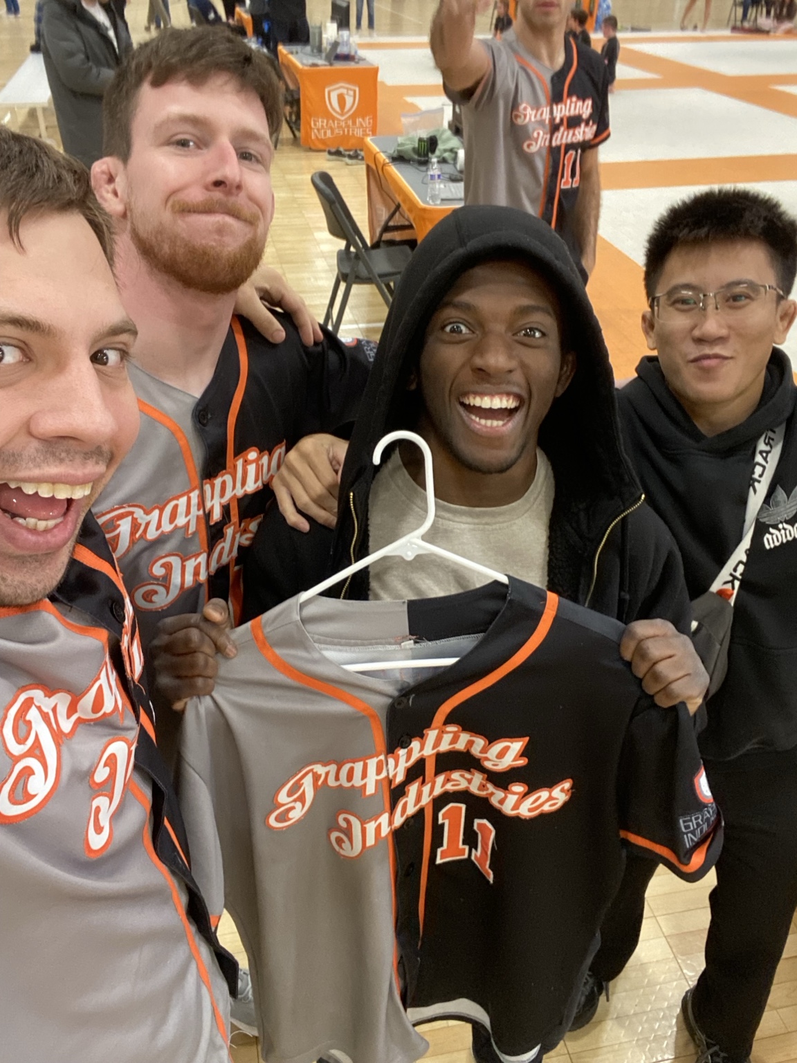 Jiu Jitsu team at Northstar celebrating progress together